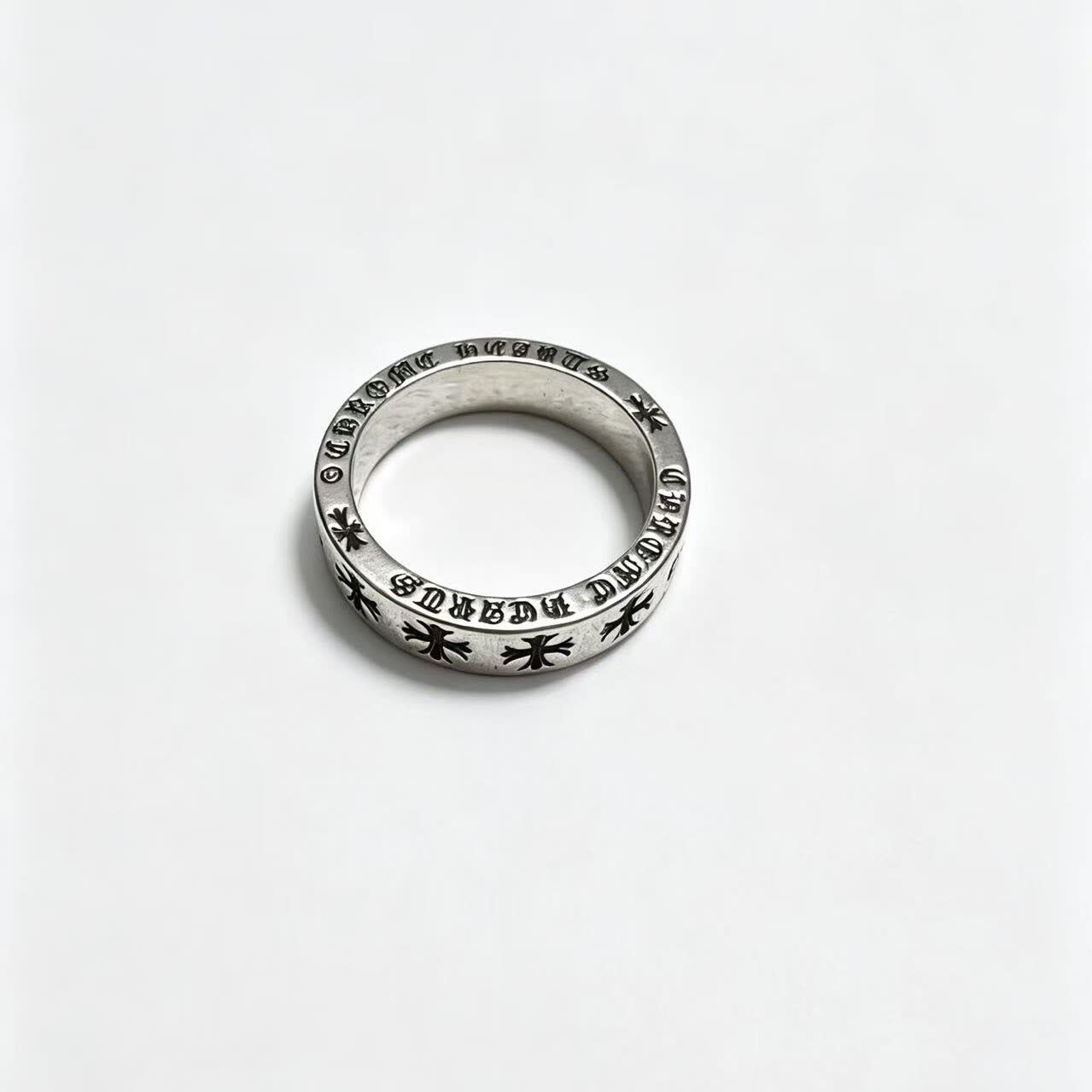 Chrome Hearts Sterling Silver 'Life' Ring